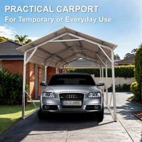 Carport 6.2 x 10.6 x 4.3 m Vehicle Shelter