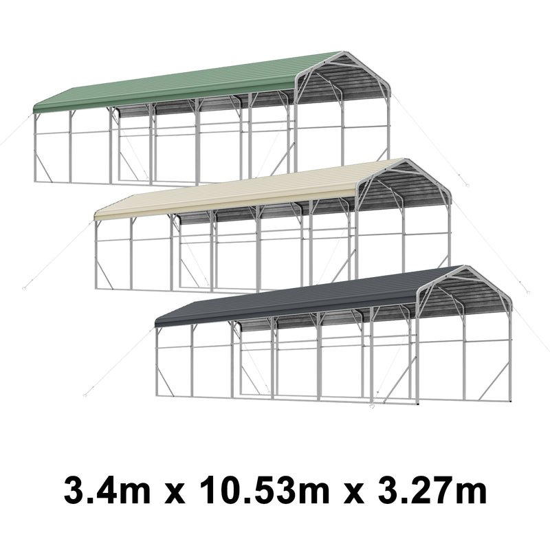 Single Carport 3.4m Wide