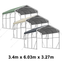 Single Carport 3.4m Wide