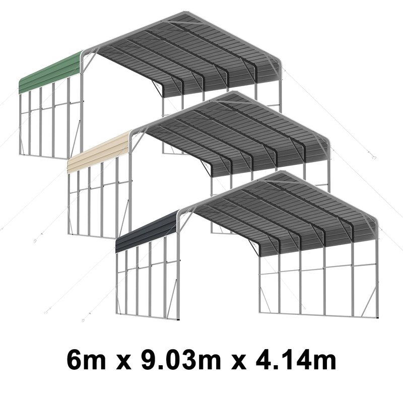 Double Carport 6m Wide