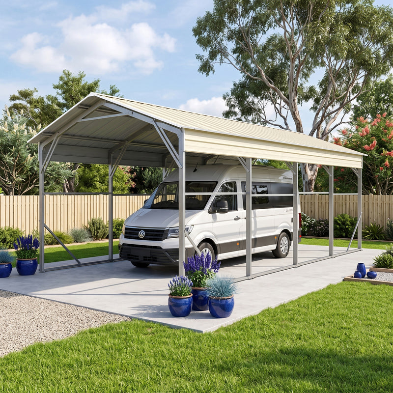 Carport 3.6 x 7.6m x 3.51m (Gable) Backyard Boat Portable Vehicle Shelter