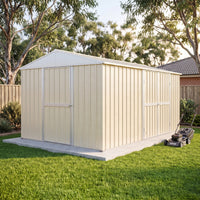 Garden Shed 4.3m x 2.6m x 2.4m Double Door + PA Door - 4 Frame Design