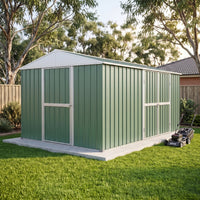 Garden Shed 4.3m x 2.6m x 2.4m Double Door + PA Door - 4 Frame Design