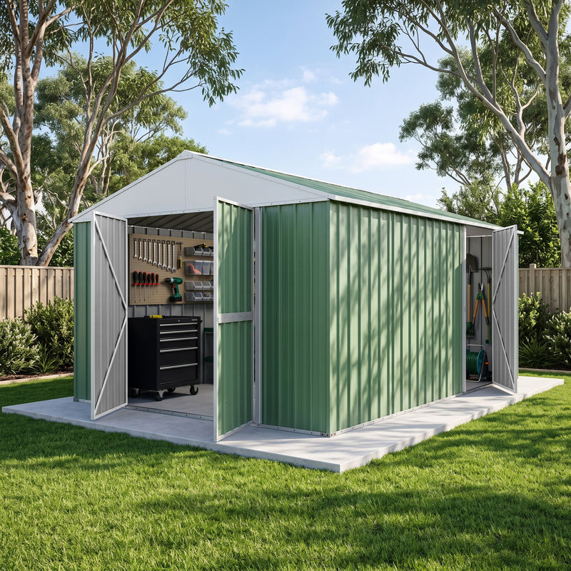 Garden Shed 3.45m x 4.3m x 2.4m Workshop (Extra High)