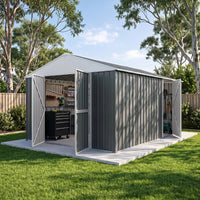 Garden Shed 3.45m x 4.3m x 2.4m Workshop (Extra High)