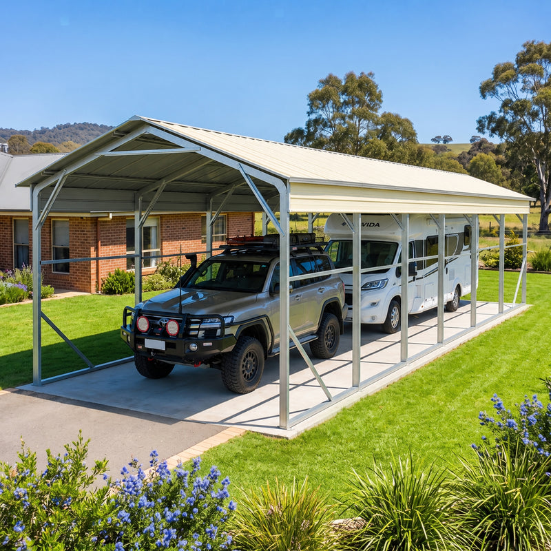 Carport 3.6 x 10.6m x 3.51m (Gable) Backyard Boat Portable Vehicle Shelter