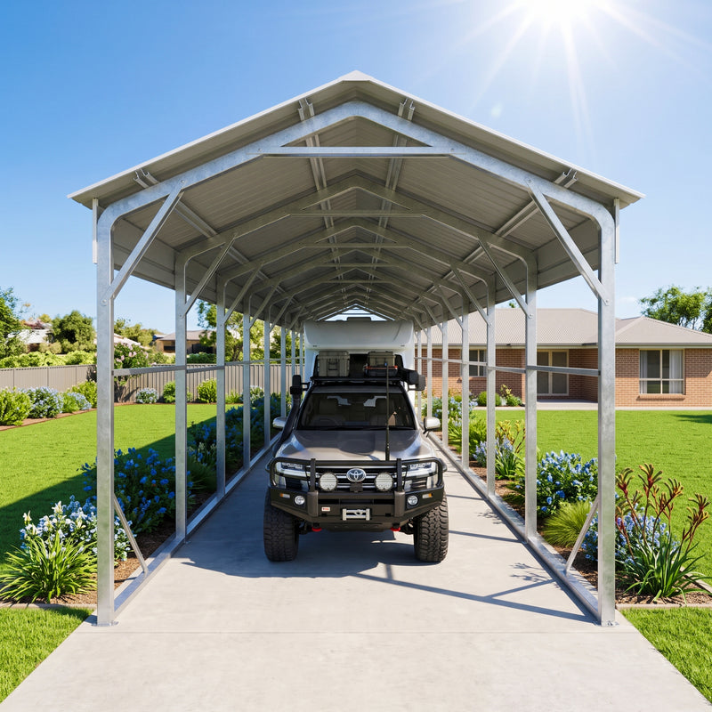 Carport 3.6 x 13.7m x 3.51m (Gable) Backyard Boat Portable Vehicle Shelter