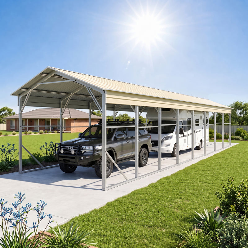 Carport 3.6 x 13.7m x 3.51m (Gable) Backyard Boat Portable Vehicle Shelter