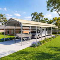 Carport 3.6 x 15.2m x 3.51m (Gable) Backyard Boat Portable Vehicle Shelter