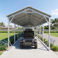 Carport 3.6 x 15.2m x 3.51m (Gable) Backyard Boat Portable Vehicle Shelter
