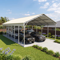 Carport 6.23 x 12.19 x 4.27 m Vehicle Shelter