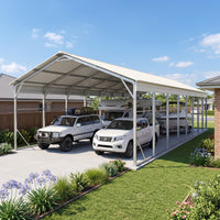Carport 6.23 x 13.7m x 4.27m Vehicle Shelter