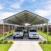 Carport 6.23 x 13.7m x 4.27m Vehicle Shelter