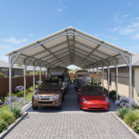 Carport 6.23 x 15.24m x 4.27m Vehicle Shelter