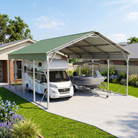 Carport 6.23 x 7.6 x 4.27m Backyard Boat Portable Vehicle Shelter