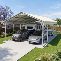 Carport 6.23m x 9.12m x 4.27m Vehicle Shelter