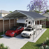 Carport 6.23m x 9.12m x 4.27m Vehicle Shelter