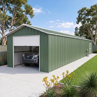 Roller Door Garage Shed 9.1m x 3.6m x 3m (Gable) Workshop