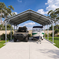 Carport 6.23m x 6.08m x 4.27m (Gable) Backyard Boat Portable Vehicle Shelter