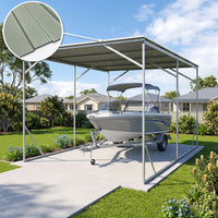 Vehicle Shelter 3.5m x 6m x 2.8m Steel Carport