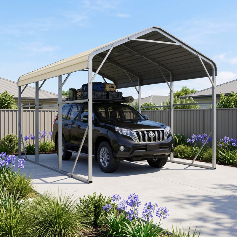 Single Carport 3.4m Wide