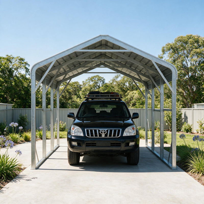 Single Carport 3.4m Wide