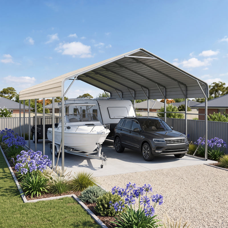 Double Carport 6m Wide