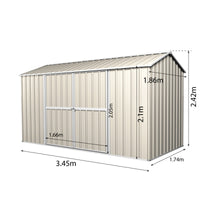 Garden Shed 3.45m x 1.75m x 2.4m Gable Roof