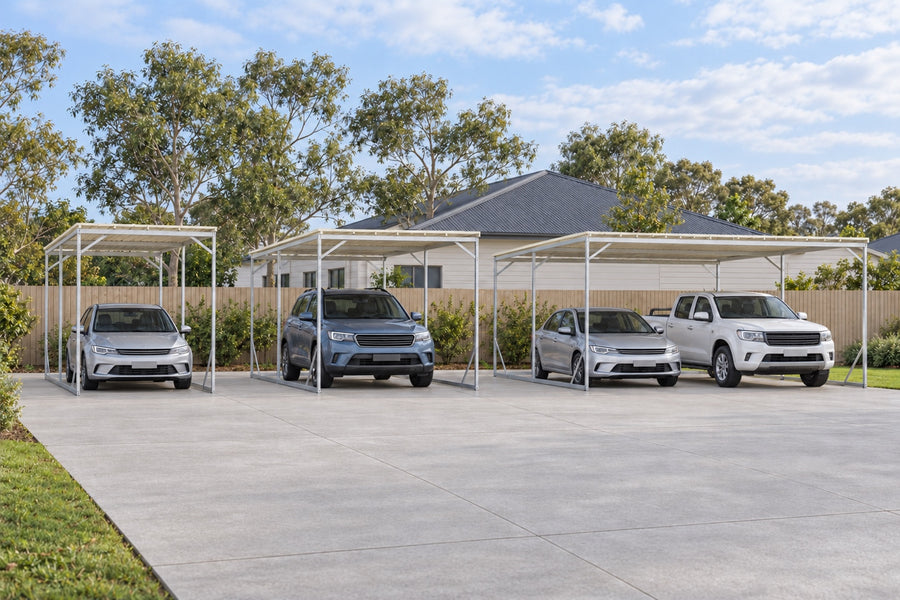 Skillion Roof Carports