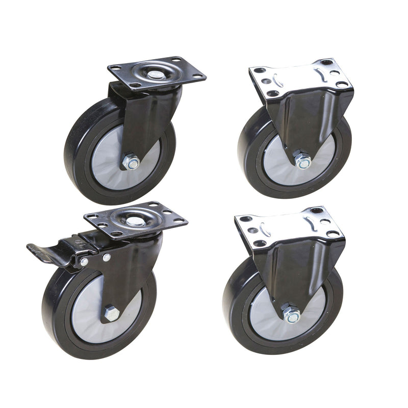 Castor Wheels Upgrade to 2 Mobile Workbench (Add-On)