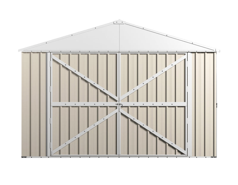 Garage Shed 3.45m x 5.15m x 2.4m with Double Barn Door Workshop