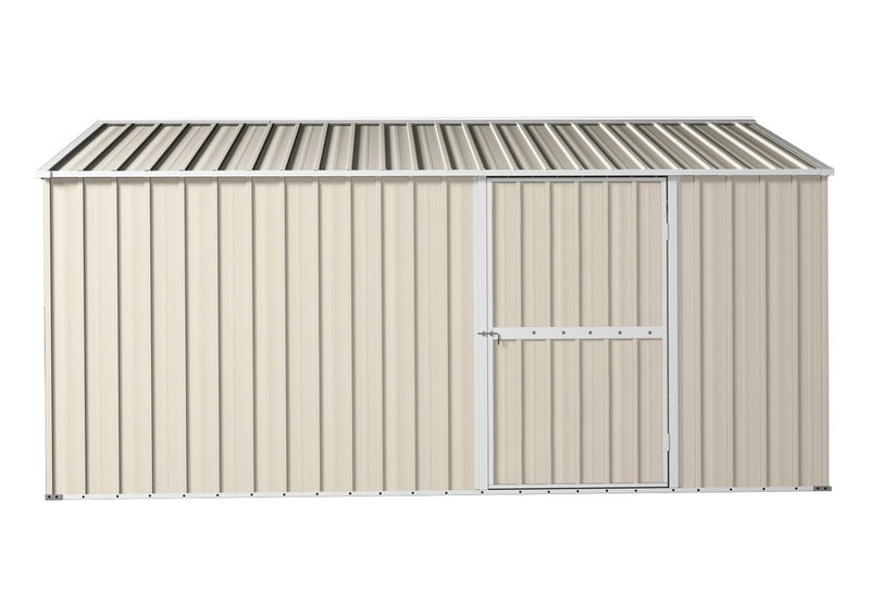 Garage Shed 3.45m x 5.15m x 2.4m with Double Barn Door Workshop