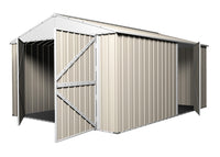 Garage Shed 3.45m x 5.15m x 2.4m with Double Barn Door Workshop