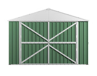 Garage Shed 3.45m x 5.15m x 2.4m with Double Barn Door Workshop
