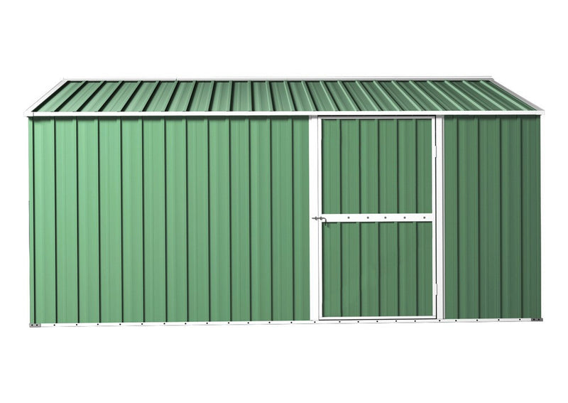 Garage Shed 3.45m x 5.15m x 2.4m with Double Barn Door Workshop