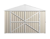 Garage Shed 6m x 3.45m x 2.4m (Gable) Double Barn Door Workshop with 4 Internal Trusses