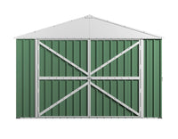 Garage Shed 6m x 3.45m x 2.4m (Gable) Double Barn Door Workshop with 4 Internal Trusses