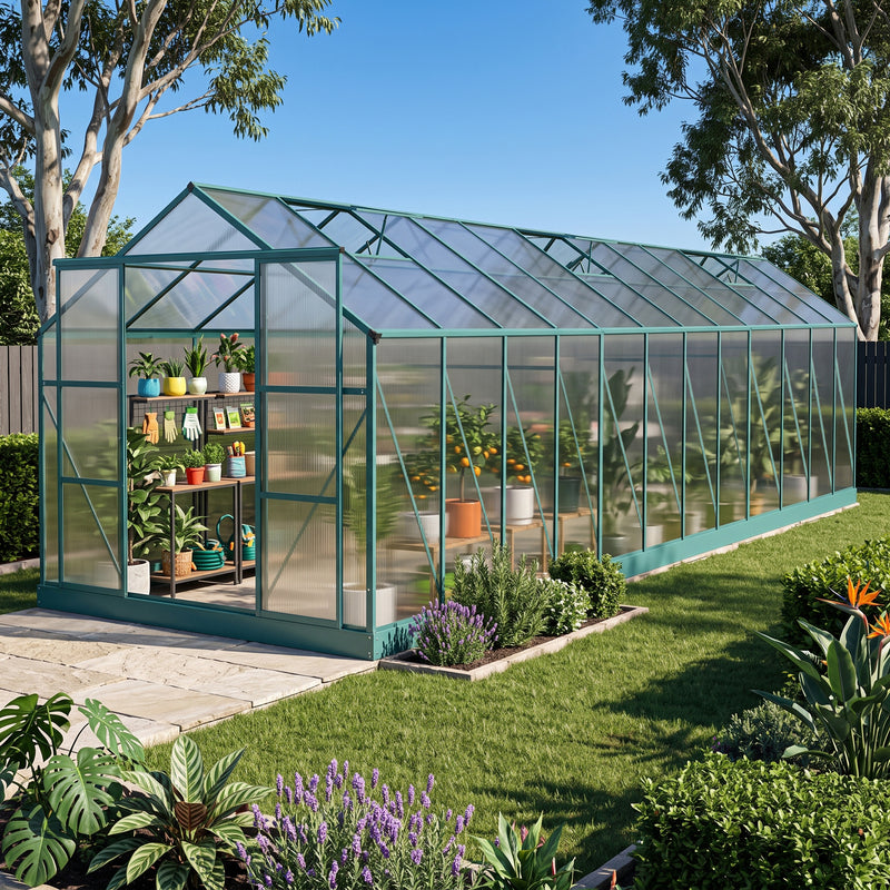 EcoPro 10 - 30ft Long x 10ft Wide Greenhouse