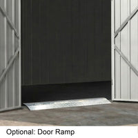 Garden Shed 4.3m x 2.6m x 2.4m Double Door + PA Door - 4 Frame Design