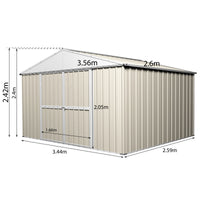 Garden Shed 3.5m x 2.63m x 2.3m