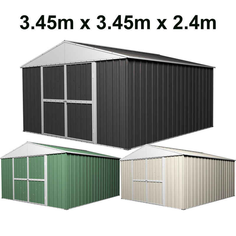 Garden Shed 3.45m x 3.45m x 2.4m High