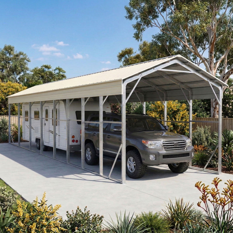 Carport 3.6 x 13.7m x 3.51m (Gable) Backyard Boat Portable Vehicle Shelter