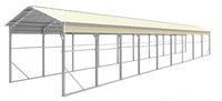 Carport 3.6 x 15.2m x 3.51m (Gable) Backyard Boat Portable Vehicle Shelter