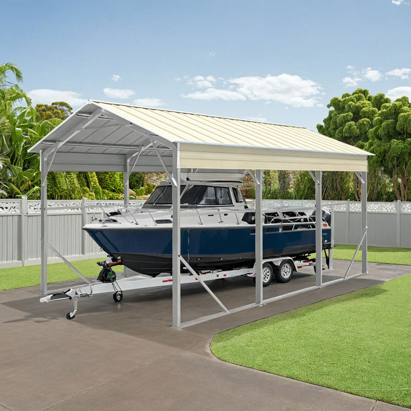 Vehicle Shelter 3.6 x 6.08m x 3.51m Carport