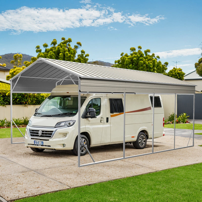 Carport 3.6 x 7.6m x 3.51m (Gable) Backyard Boat Portable Vehicle Shelter
