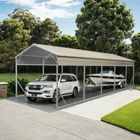Carport 3.6 x 9.1m x 3.51m (Gable) Backyard Boat Portable Vehicle Shelter