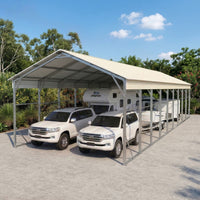 Carport 6.23 x 15.24m x 4.27m Vehicle Shelter