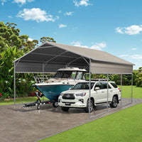 Carport 6.23m x 6.08m x 4.27m (Gable) Backyard Boat Portable Vehicle Shelter