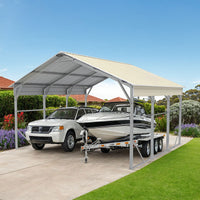 Carport 6.23m x 6.08m x 4.27m (Gable) Backyard Boat Portable Vehicle Shelter