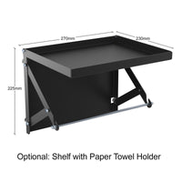 UltraTools 3100mm x 580mm x 2020mm Black Semi-Industrial Workshop Garage Storage Cabinet Set